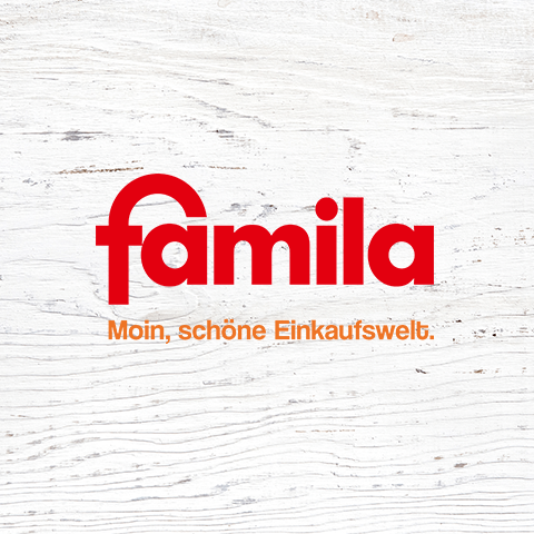 Logo des Schaufensters famila Jever